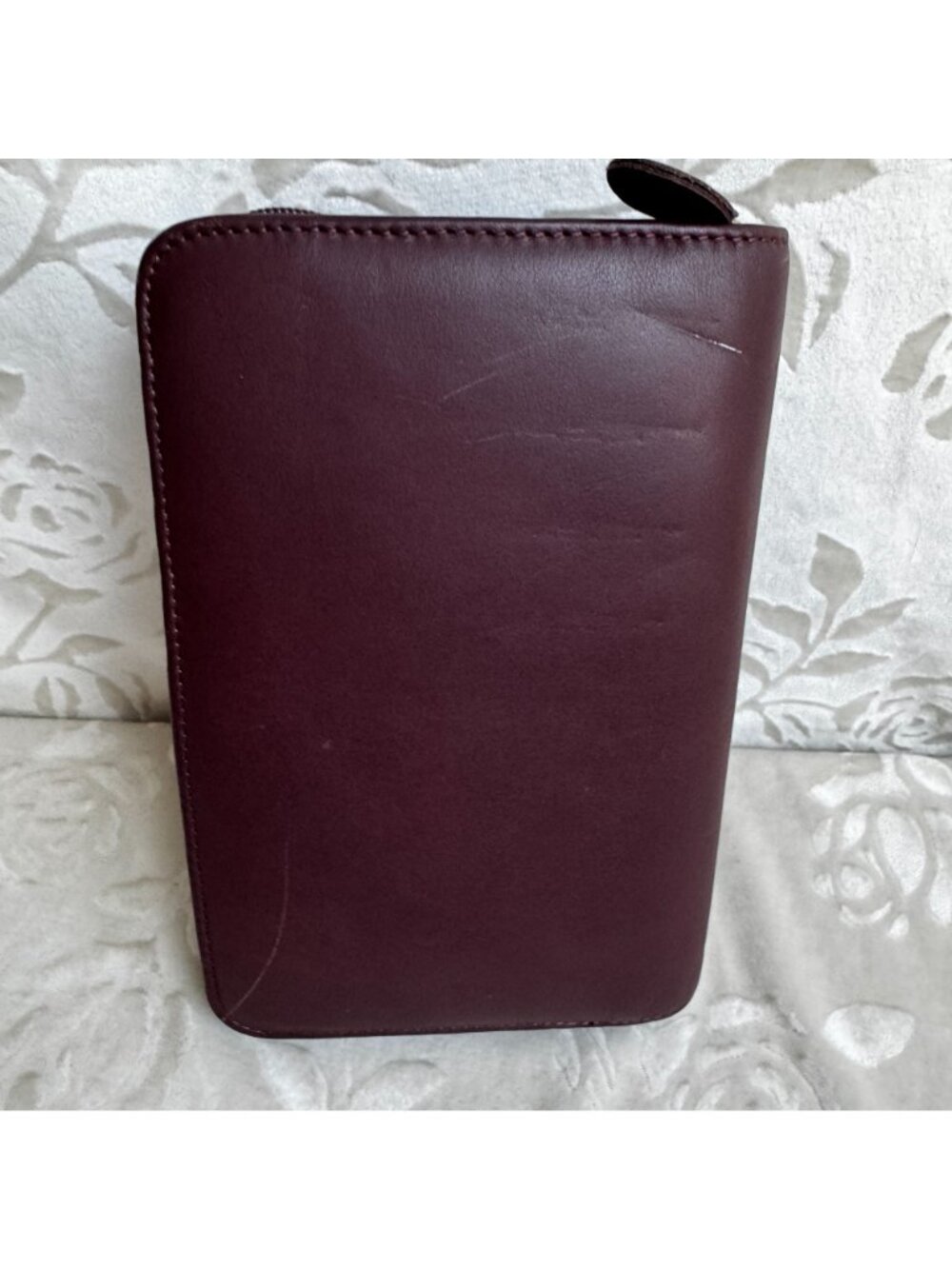 Vintage 1994 Day-Timer Leather Zip Planner Organizer With Inserts 6-Ring Binder - Picture 4 of 10